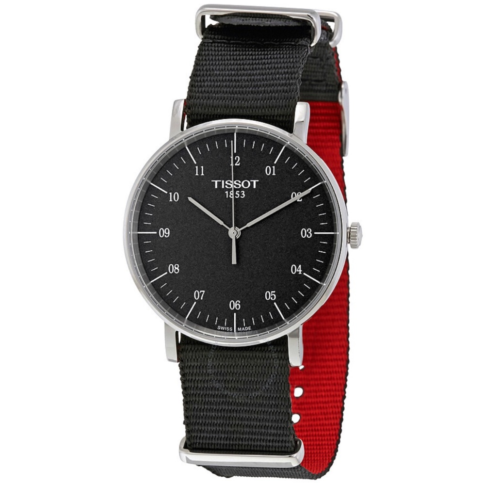 Tissot Black NATO Strap Watch
